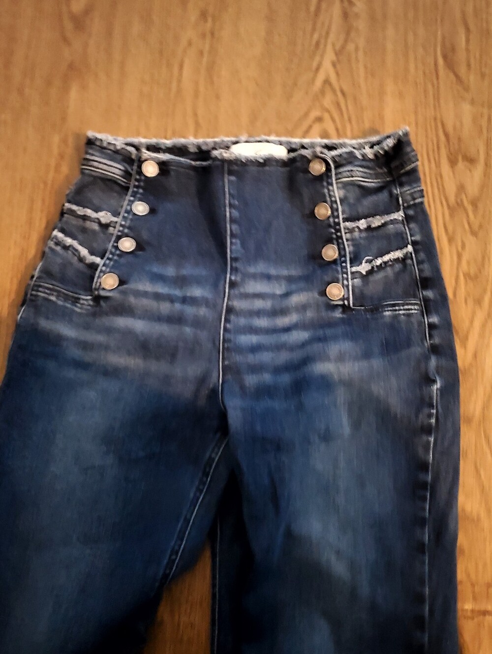 KanCan Sailor Double Button Jeans